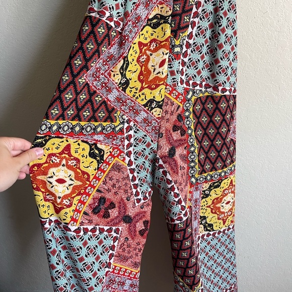 Anthropologie Harlyn Mairi Printed Wide Leg Jumpsuit Size Small - Picture 7 of 10